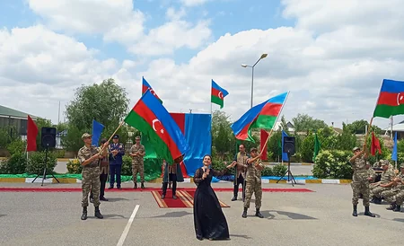 Raket və Artilleriya Qoşunlarının hərbi hissəsində tədbir keçirilib