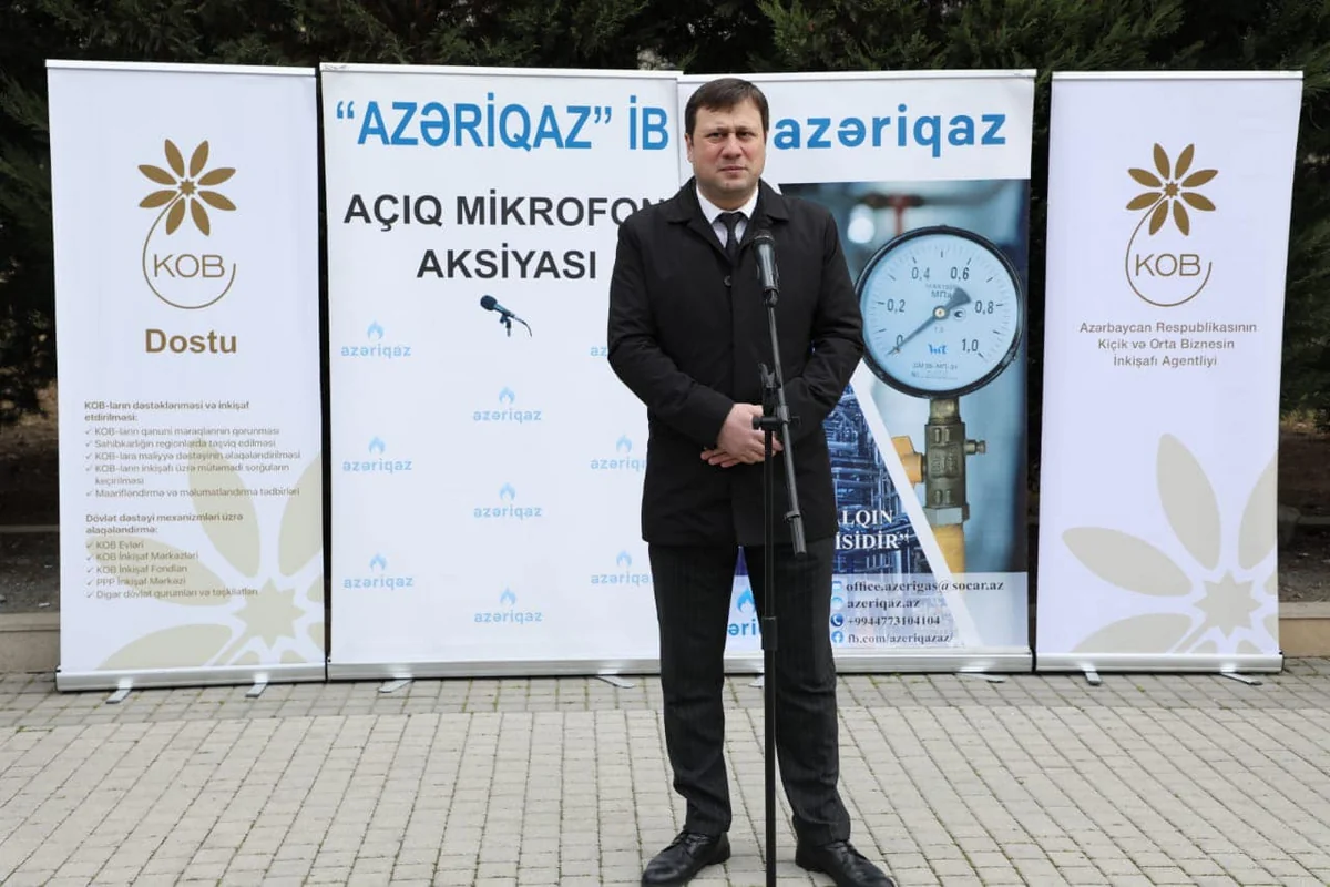Azəriqaz rəhbərliyi Mingəçevir sahibkarları ilə görüş keçirib
