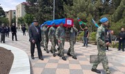 Sumqayıtda Birinci Qarabağ müharibəsinin şəhidi Yusif Məmmədovla vida mərasimi keçirilib
