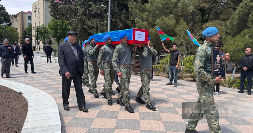 Sumqayıtda Birinci Qarabağ müharibəsinin şəhidi Yusif Məmmədov dəfn edilib - YENİLƏNİB