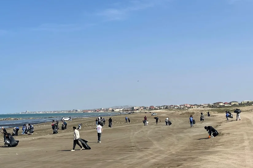 Beynəlxalq Yer Günündə təmizlik aksiyası keçirilib