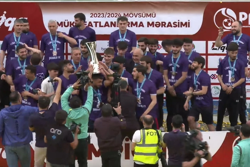 Azərbaycan I Liqasının qalibi mükafatlandırılıb