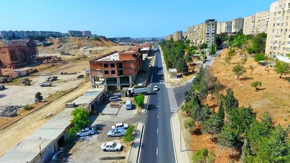 Bakının Abbas Fətullayev küçəsi əsaslı təmir edilib