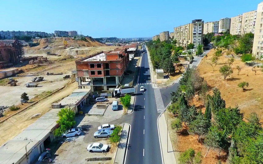 Bakının Abbas Fətullayev küçəsi əsaslı təmir edilib