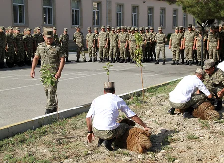 Events held in Azerbaijani Army on occasion of Eid al-Adha