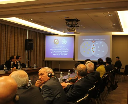 Bakıda FAO-Azərbaycan Tərəfdaşlıq Proqramının fəaliyyətə başlamasına həsr olunmuş seminar keçirilib