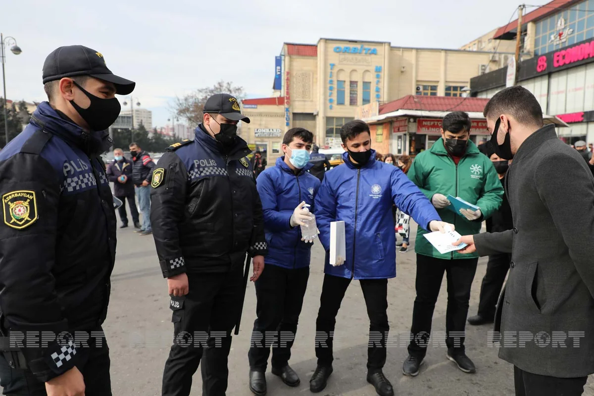 DİN könüllülərlə birgə Bakıda maarifləndirici tədbirlər keçirib