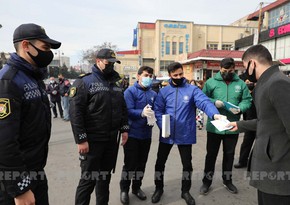DİN könüllülərlə birgə Bakıda maarifləndirici tədbirlər keçirib