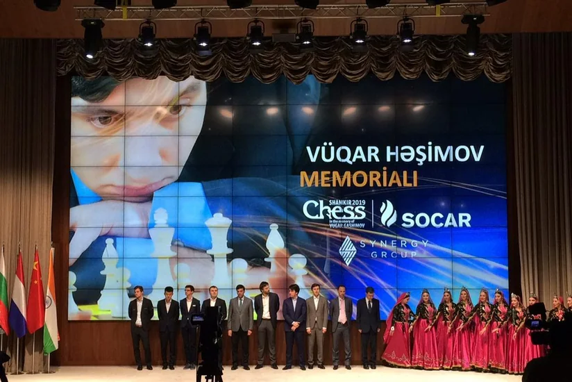Vüqar Həşimovun xatirəsinə həsr olunmuş Shamkir Chess superturnirinin açılış mərasimi keçirilib