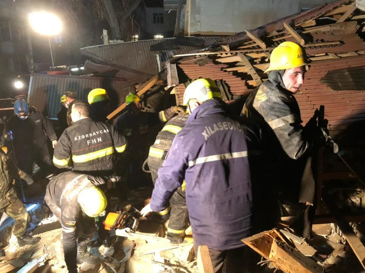 В результате взрыва в Хырдалане 6 человек размещены в больнице