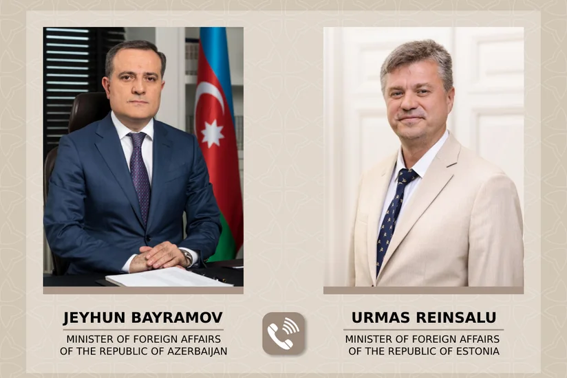 Главы МИД Азербайджана и Эстонии провели телефонный разговор