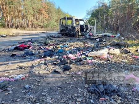 Lyman city after liberation by Ukrainian army - PHOTOS