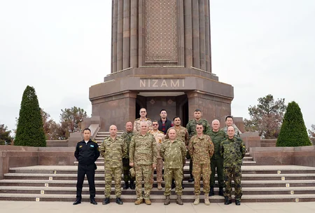 Military attachés of foreign countries commemorate victims of terror in Ganja
