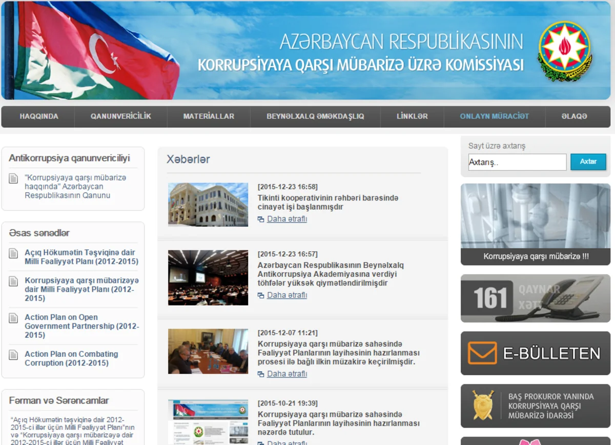 Korrupsiyaya Qarşı Mübarizə üzrə Komissiyanın katibi vəzifəsindən azad olunub - FOTO