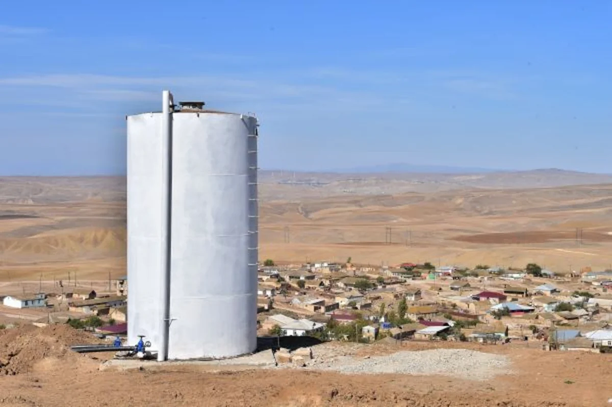 “Azərsu” Qobustan rayonunun 3 kəndinə içməli su verməyə başlayıb