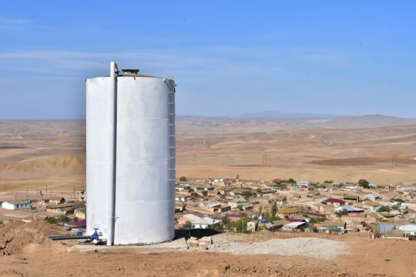 “Azərsu” Qobustan rayonunun 3 kəndinə içməli su verməyə başlayıb