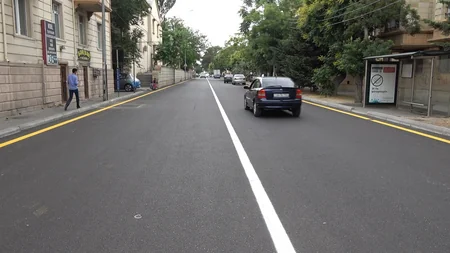 Bakının mərkəzi küçələrindən daha biri əsaslı şəkildə təmir edilib