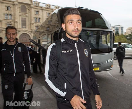 PAOK klubu Qarabağla oyun üçün Bakıya gəlib