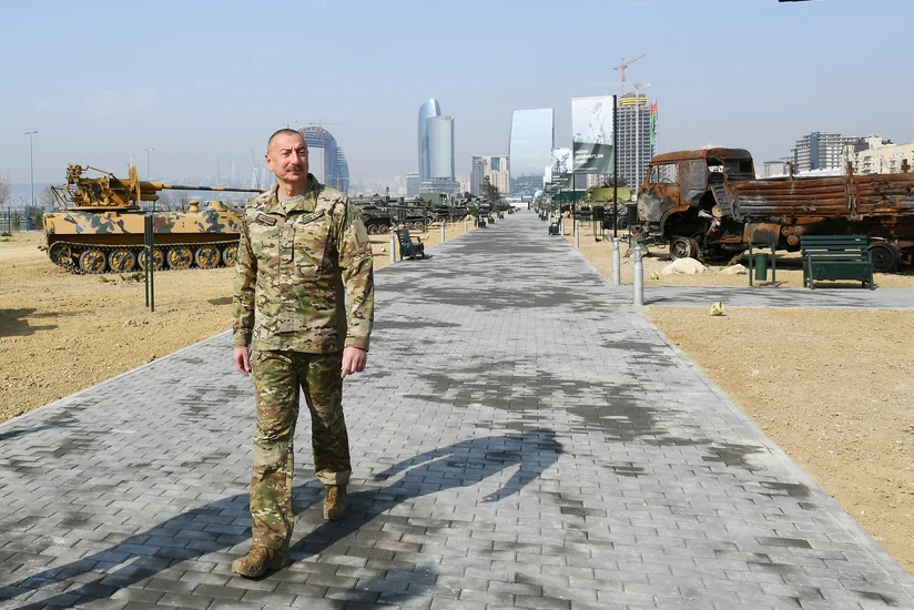 Президент: Парк военных трофеев - это демонстрация Победы и дань уважения погибшим