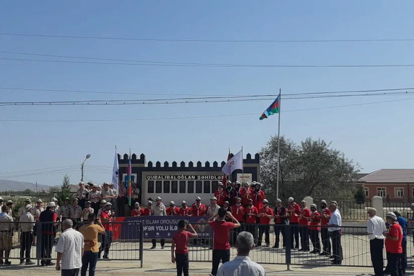 Hacıqabulda “Qafqaz Türk-İslam Ordusunun Bakı zəfərinin 100 illiyi” adlı mərasim keçirilib - VİDEO