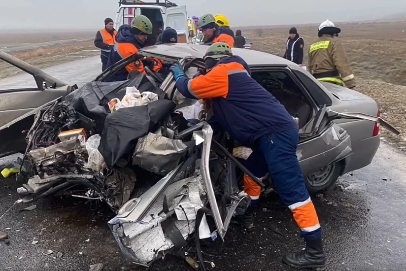 Тяжелое ДТП в Казахстане, погибли четыре человека