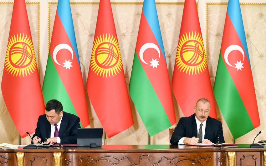 Azərbaycan və Qırğızıstanın Dövlətlərarası Şurasının yaradılması haqqında Memorandum imzalanıb