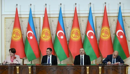 Azerbaijan, Kyrgyzstan sign documents - UPDATED