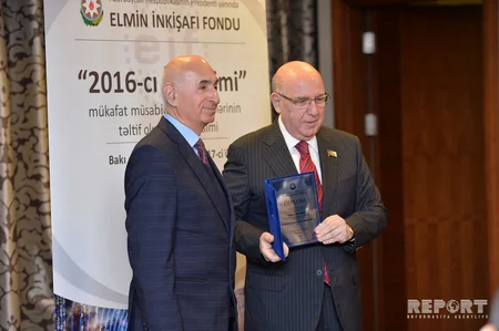 “2016-cı İlin Alimi” və “2016-cı İlin Gənc Alimi” mükafat müsabiqəsinin nəticələri açıqlanıb