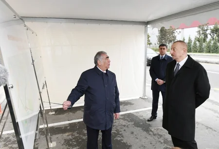President Ilham Aliyev attended opening of Mardakan-Gala highway