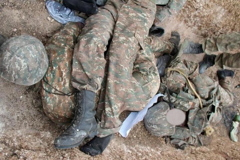 Füzulidə 4 erməni hərbçinin meyiti aşkarlanıb