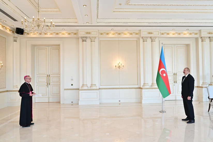 President Ilham Aliyev receives credentials of incoming ambassador of Vatican