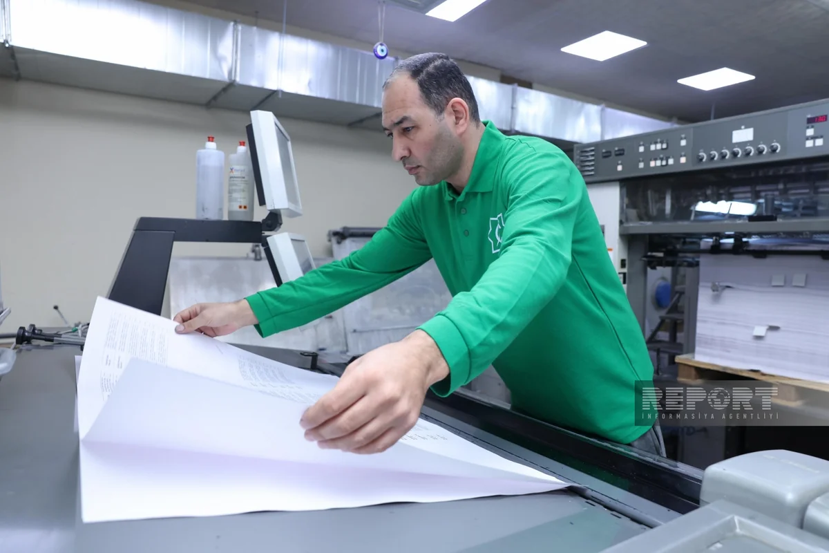 Bələdiyyə seçkiləri ilə əlaqədar seçki bülletenlərinin çapına başlanılıb