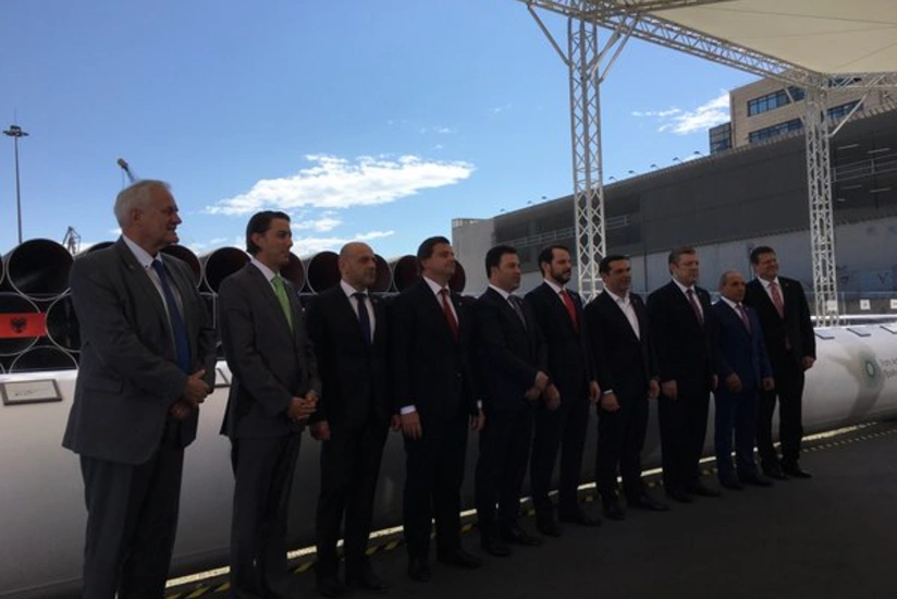 TAP-ın tikintisinə başlanması ilə bağlı rəsmi mərasim başa çatıb