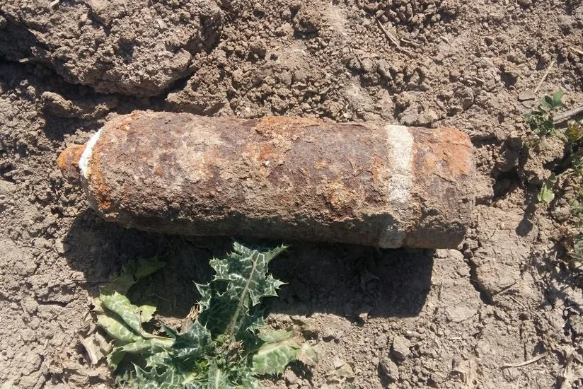 Qazaxda top mərmisi tapılıb