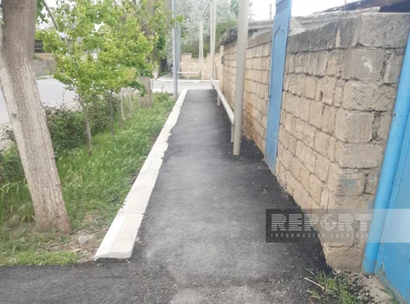 Biləsuvarda Heydər Əliyev prospektinin bəzi hissələrində olan səki problemi həll olunub