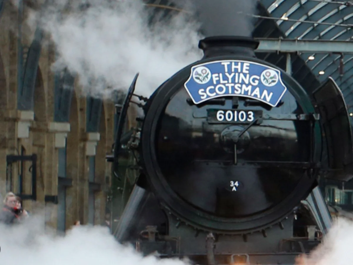 Two injured after Flying Scotsman crash at Highland station
