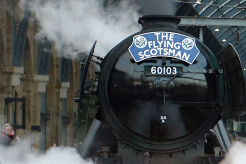 Two injured after Flying Scotsman crash at Highland station