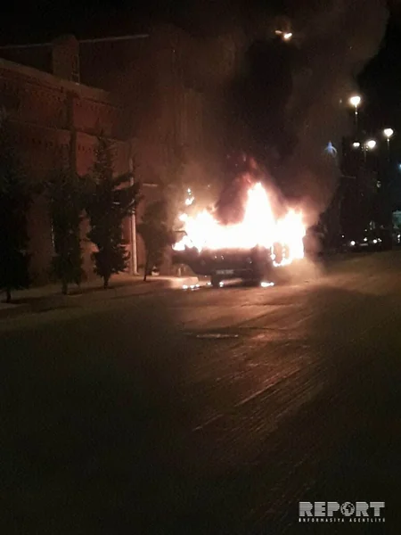 Gəncədə RAF yanaraq sıradan çıxıb