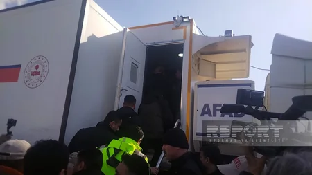Ceyhun Bayramov Kahramanmaraşda AFAD-ın Koordinasiya Mərkəzində olub