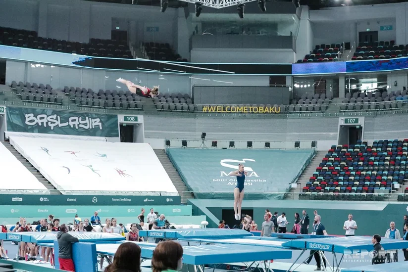 Milli Gimnastika Arenasında ilin ilk yarışı - REPORTAJ