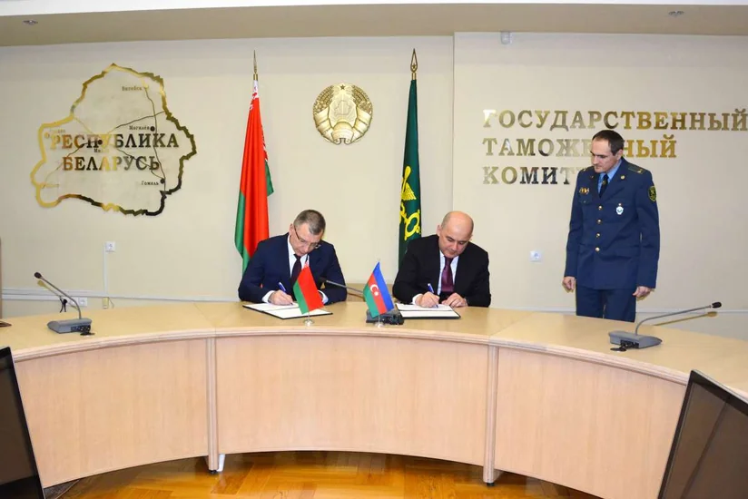 Azərbaycanla Belarus arasında gömrük işi sahəsində ikitərəfli əməkdaşlıq planı imzalanıb