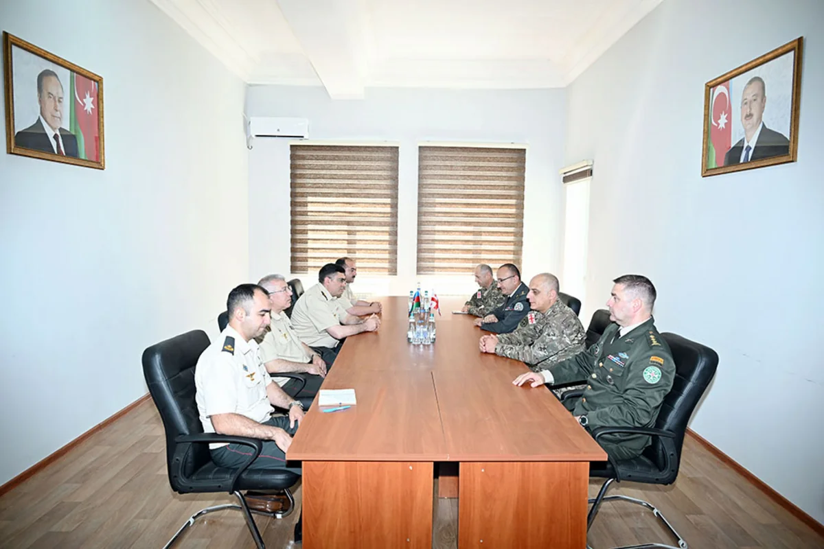 Azərbaycan və Gürcüstan hərbi tibb mütəxəssisləri arasında görüş keçirilib