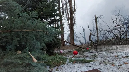 Kiyevə kütləvi raket zərbələri - FOTOREPORTAJ