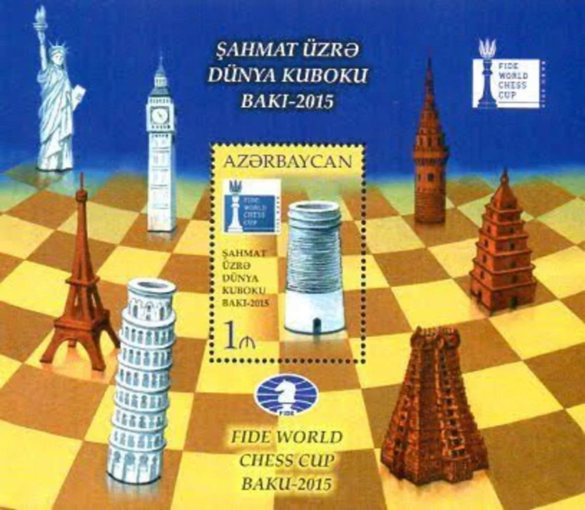 Azərbaycanın nəşr etdiyi marka İtaliyada Ayın ən orijinal markası seçilib