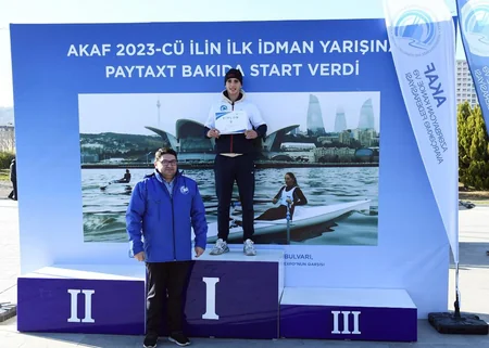 Kanoe və Avarçəkmə Federasiyası 2023-cü ilin ilk yarışını Bakıda keçirib
