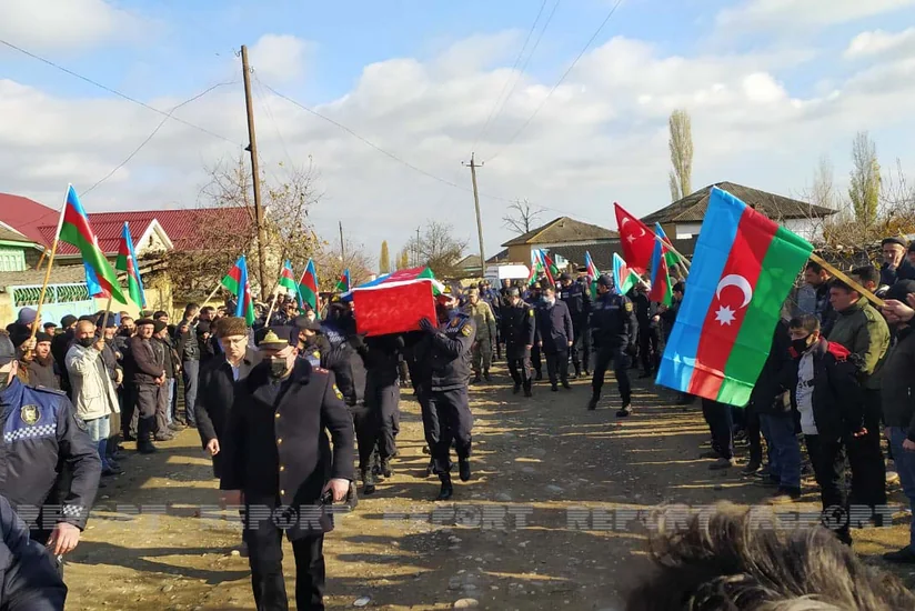 Şəhid Orxan Cabbarov dəfn edilib