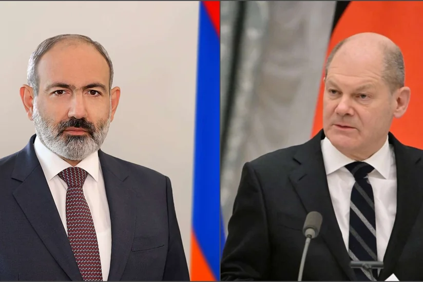 Пашинян и Шольц обсудили процесс нормализации между Арменией и Азербайджаном