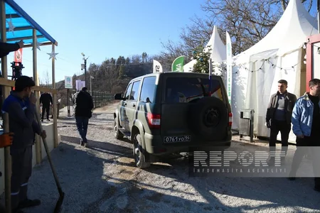 Conditions created on Khankandi-Lachin road for unhindered passage of another four Russian peacekeepers' vehicles - UPDATED