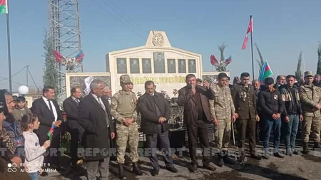 Vətən müharibəsi şəhidlərinin xatirəsinə ucaldılan bulaq kompleksinin açılışı olub
