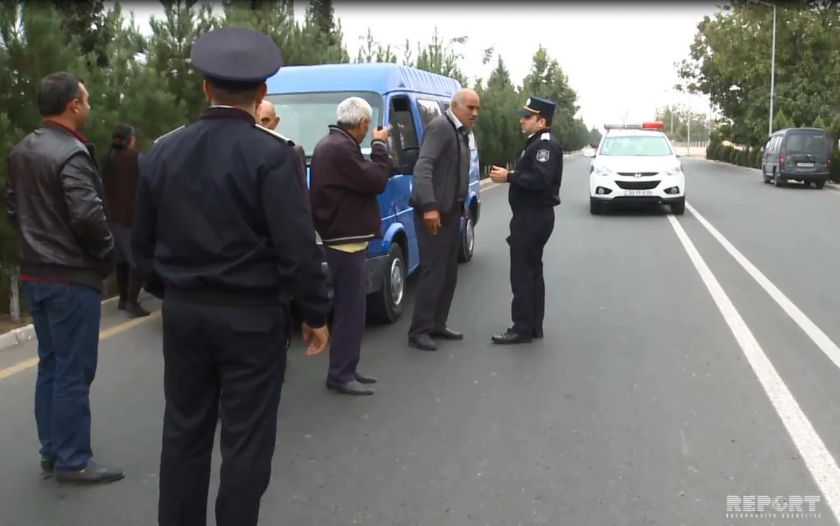 Ağdamda qanunsuz sərnişindaşıma ilə məşğul olan sürücülər cərimələnib - VİDEO
